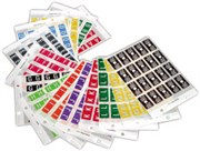 FILECORP COLOURFIND ALPHA LABEL A 03FCHCFALAP 40 LABELS