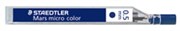 STAEDTLER 254 MARS MICRO COLOR MECHNICAL PENCIL LEAD REFILL HB 05MM BLUE TUBE 12