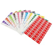 FILECORP CEZI NUMERIC MINI LABEL 3 03FCHLMNUM 70 LABELS