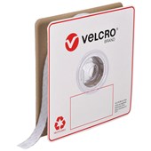 VELCRO BRAND STICKON HOOK TAPE 25MM X 25M WHITE