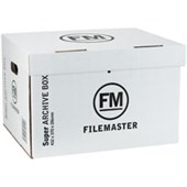 FM ARCHIVE BOX JUMBO SUPER STRENGTH W432 X H286 X D370MM WHITE