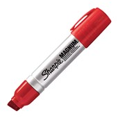 SHARPIE MAGNUM PERMANENT MARKER CHISEL 150MM RED