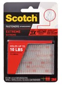 SCOTCH EXTREME FASTENER 25 X 76MM CLEAR PACK 2 PAIRS