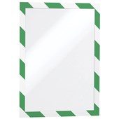 DURABLE DURAFRAME SECURITY FRAME A4 GREENWHITE PACK 2