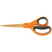 FISKARS SCISSORS TITANIUM SOFT GRIP 8 INCH