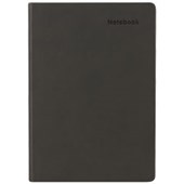 MILFORD RHAPSODY NOTEBOOK HARD COVER A5 96 LEAF DARK GREY